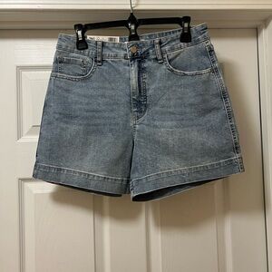 Rebecca Minkoff Light Blue Denim High-Rise Jean Shorts